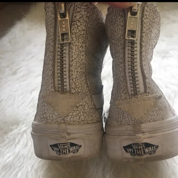 Suede Crackle Sk8 Hi Vans - Picture 4 of 7